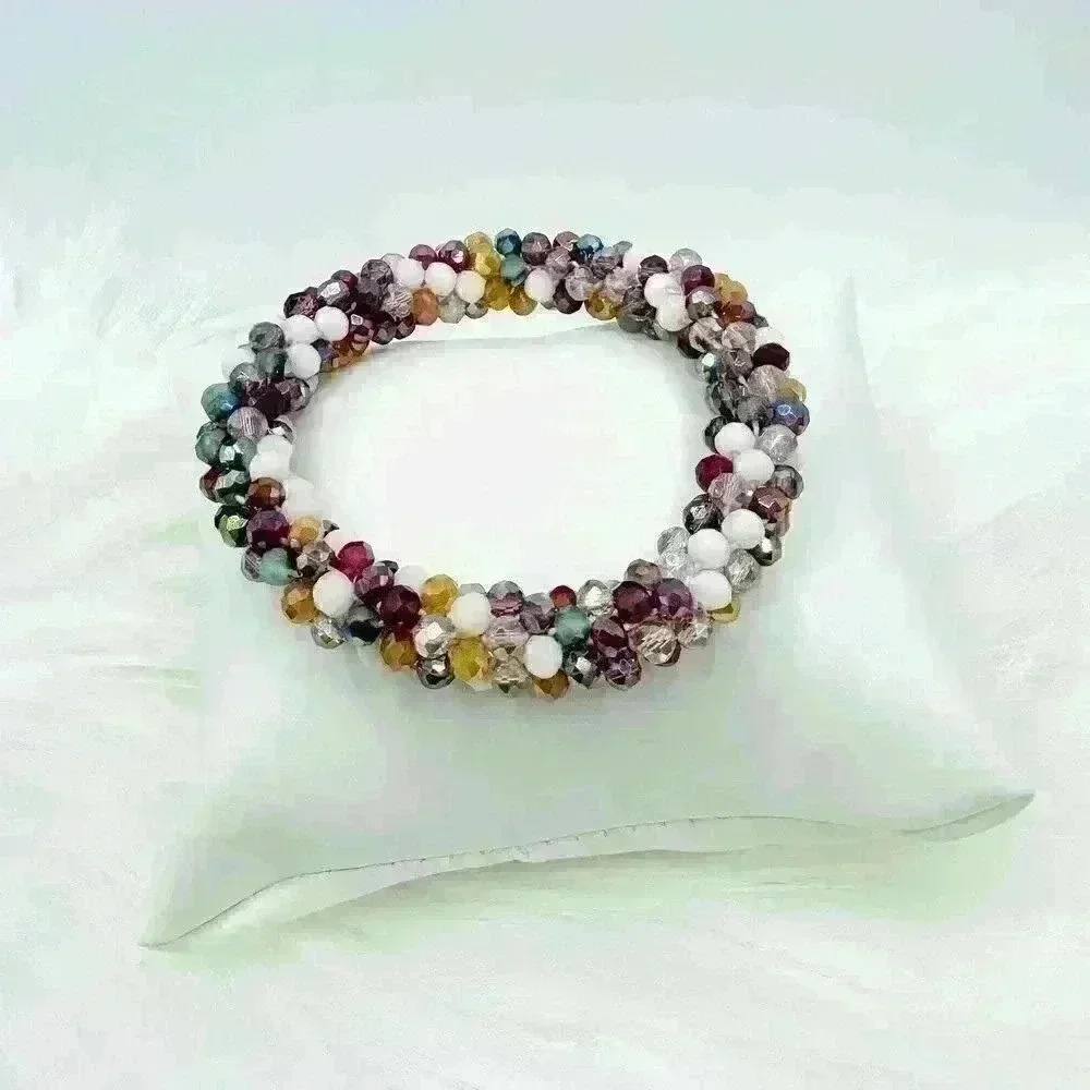 Colorful Autumn Beaded Bracelet